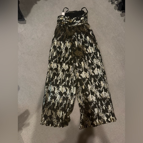 Hutch Mabel Foil Pleated Jumpsuit - Picture 5 of 5